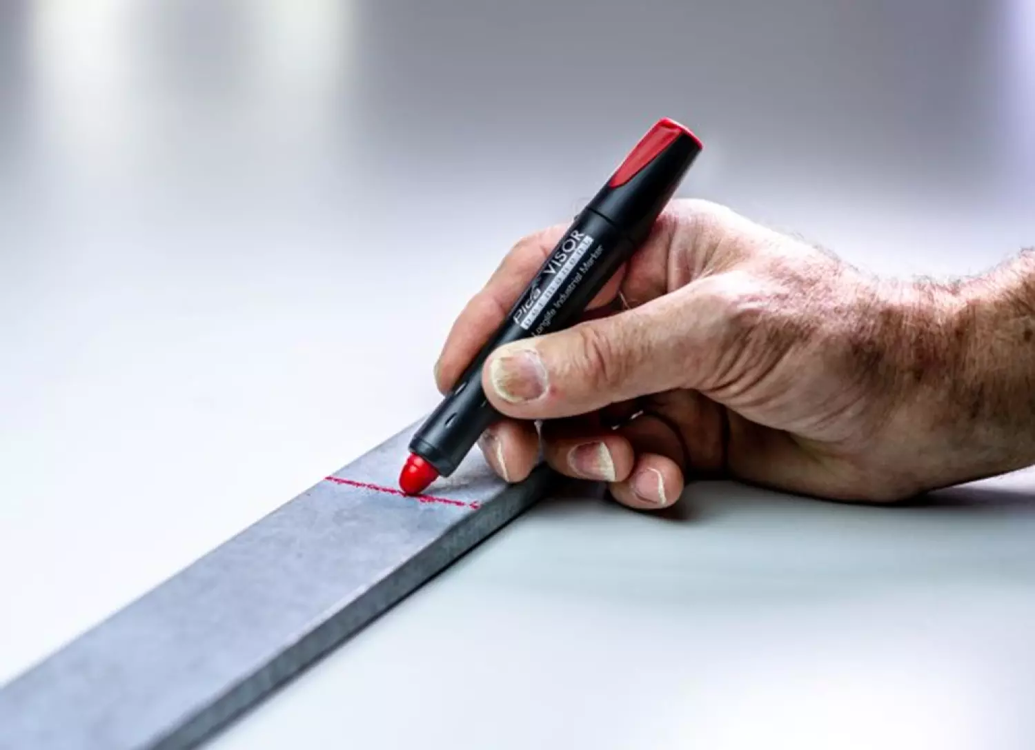 Pica 990/40 VISOR Markeerstift - Permanent - Rood