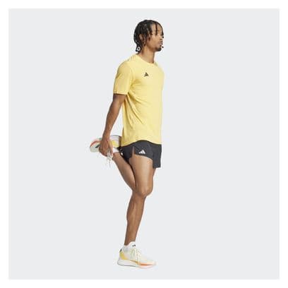 Short splité adidas Performance Adizero 3in Noir