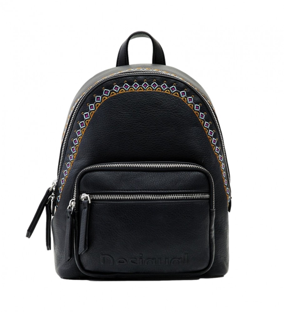 Mini mochila Desigual Rigoberta Mombasa, preta