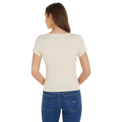 Tee-shirt à manches courtes femme Slim Essential TOMMY HILFIGER