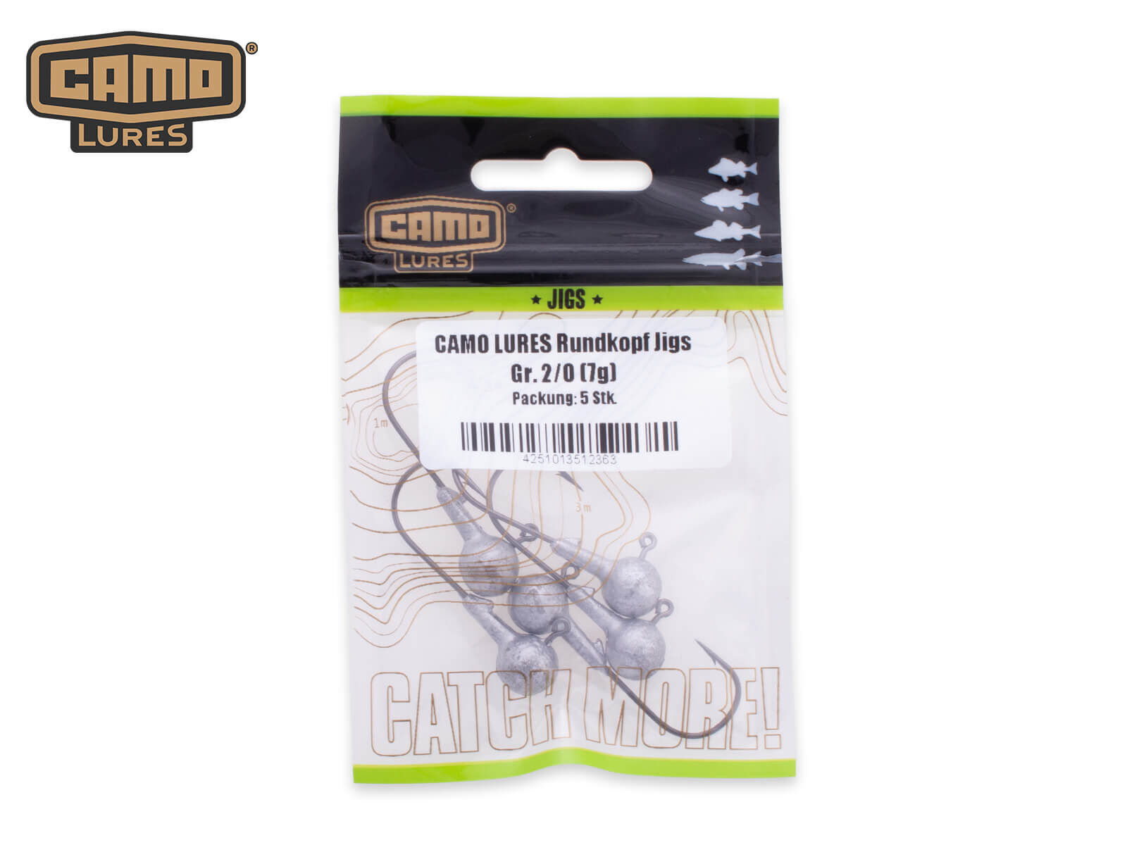 CAMO LURES Rundkopf Jigs Gr. 3/0 (8.5g)(CAMO Lures)