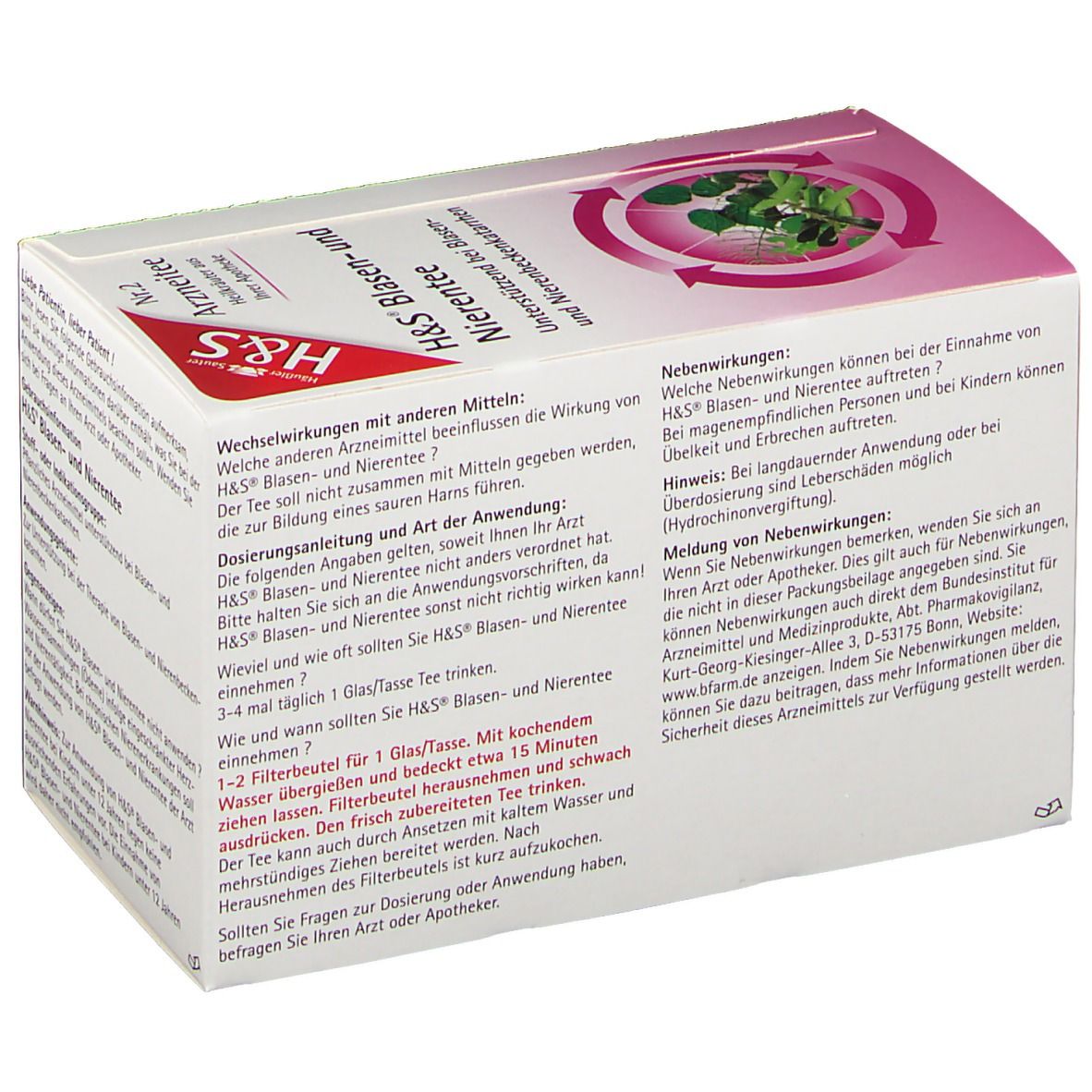 H&S Blasen- und Nierentee Nr. 2