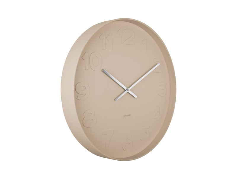 Wall Clock Mr. Brown Numbers Large