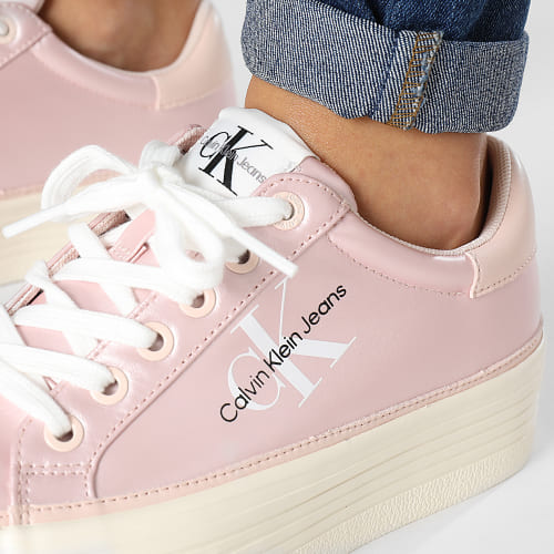 Baskets Femme Vulcan Flatform Lace Up 1037 Pearlized Peach Blush