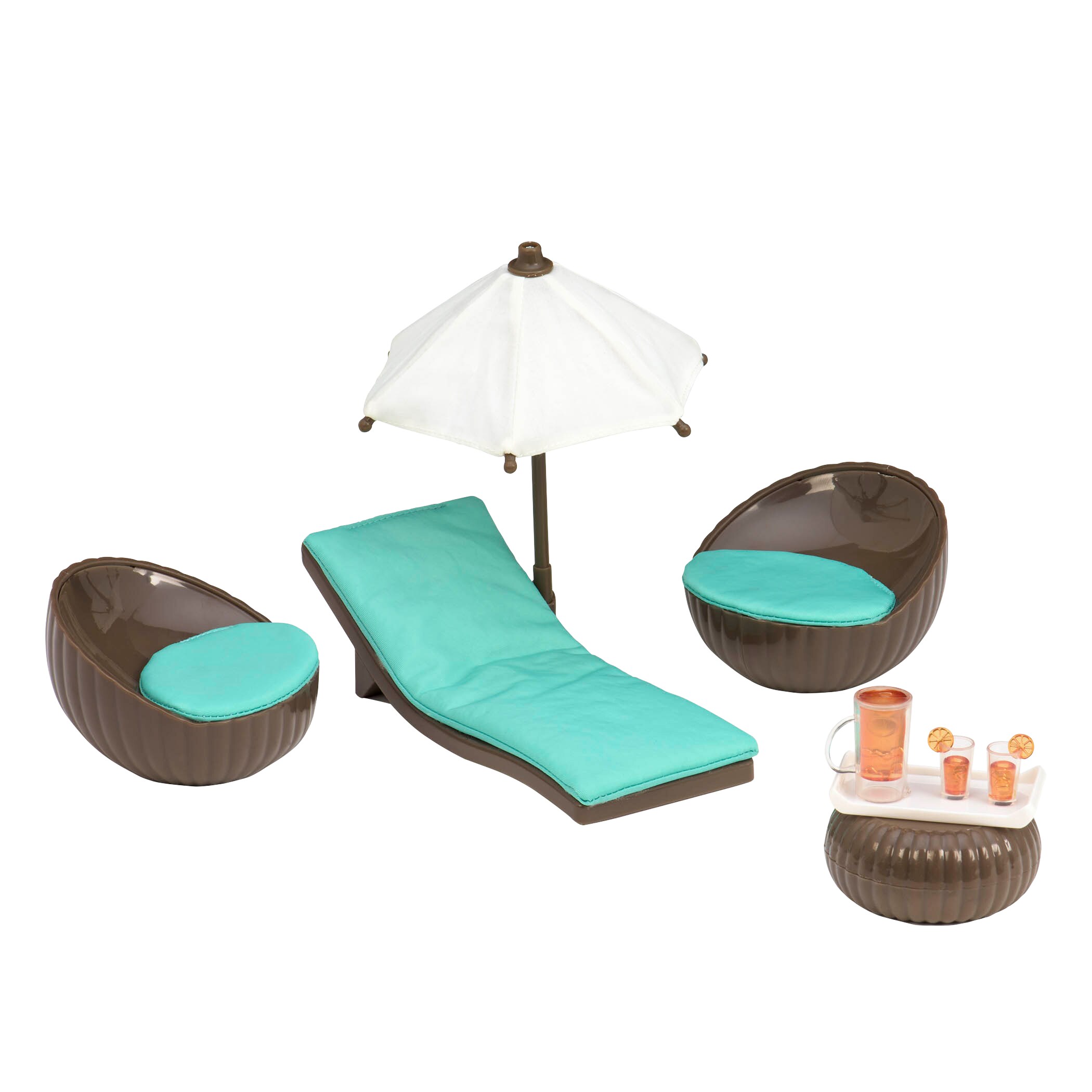 LORI Puppenhaus Terrassen-Set