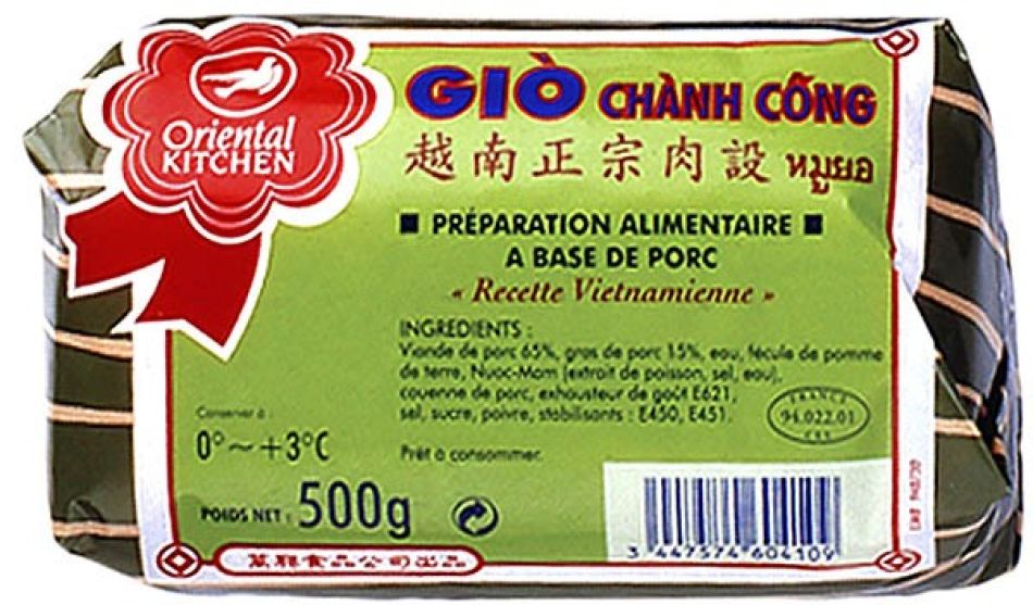 Oriental Kitchen Vietnamese Salami (Gio Chanh Cong) 500g