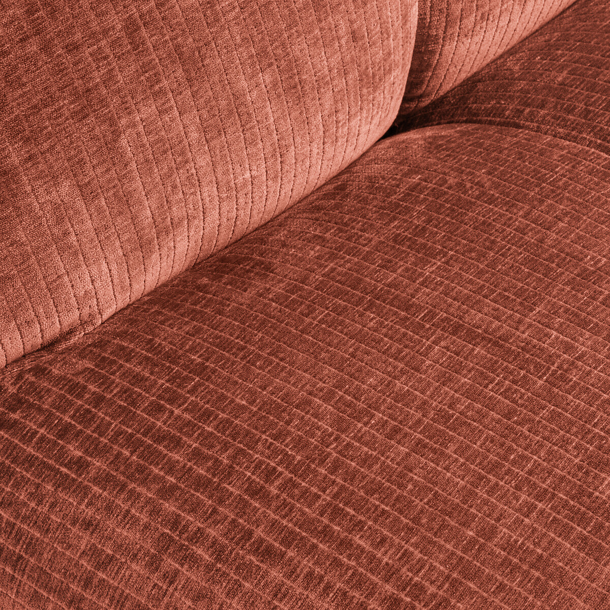 LA REDOUTE INTERIEURS<br>Draaibare fauteuil, vintage ribfluweel, Nuria