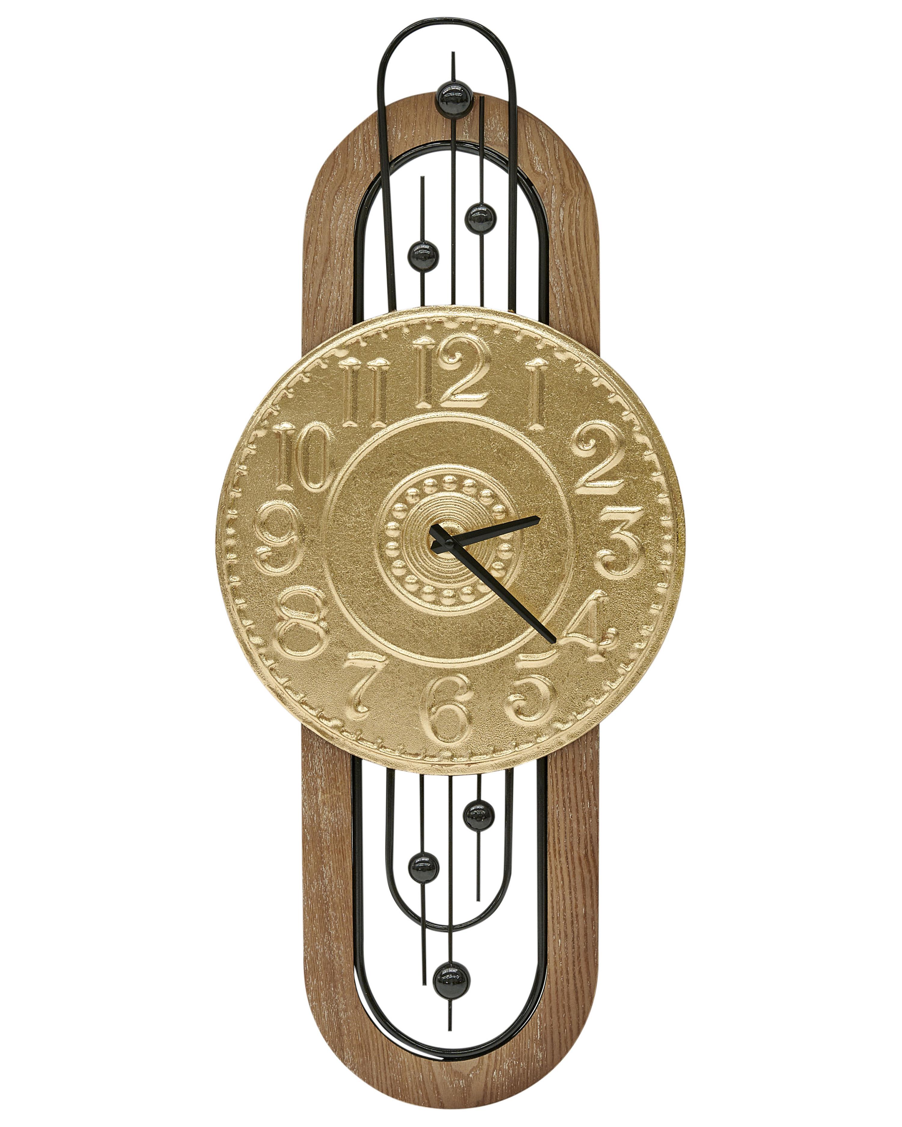 Wandklok NOBELIUM 36 cm Metaal Goud