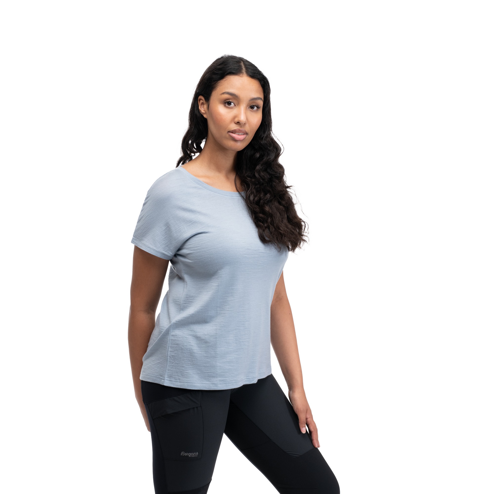 Urban Wool Tee Dame Husky Blue