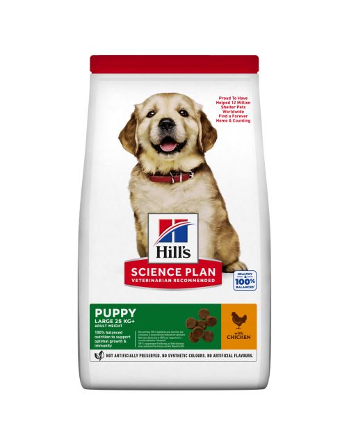 Hill's Puppy Large Breed - Hondenvoer - Kip 16 kg