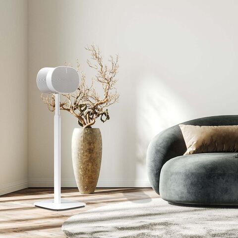 Koop Mountson Sonos Era 100 / 300 Adjustable Floor Stand Vloerstandaard | 5 Jaar Garantie Wit