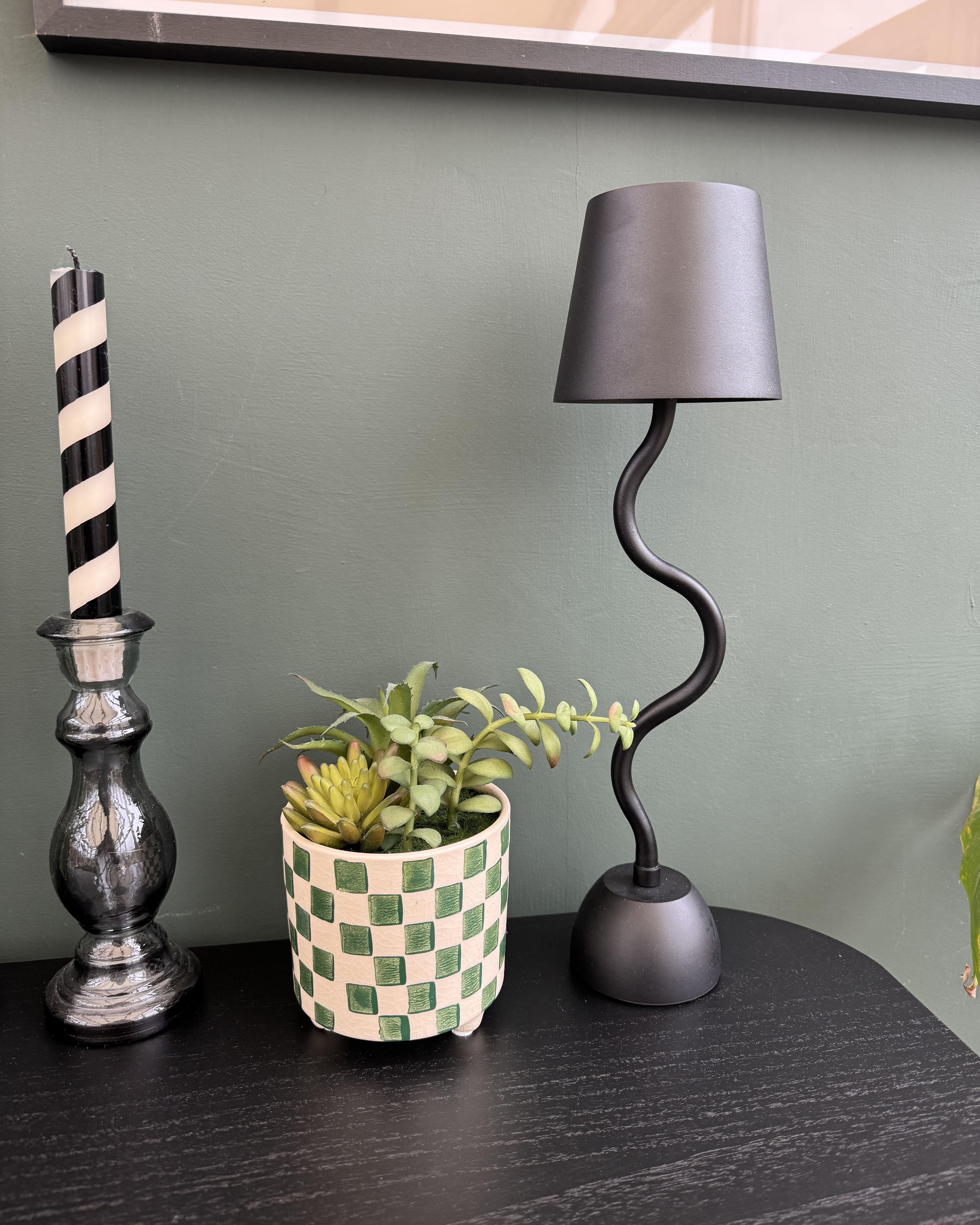 LED draadloze tafellamp VOUGA met dimmer Metaal Beige