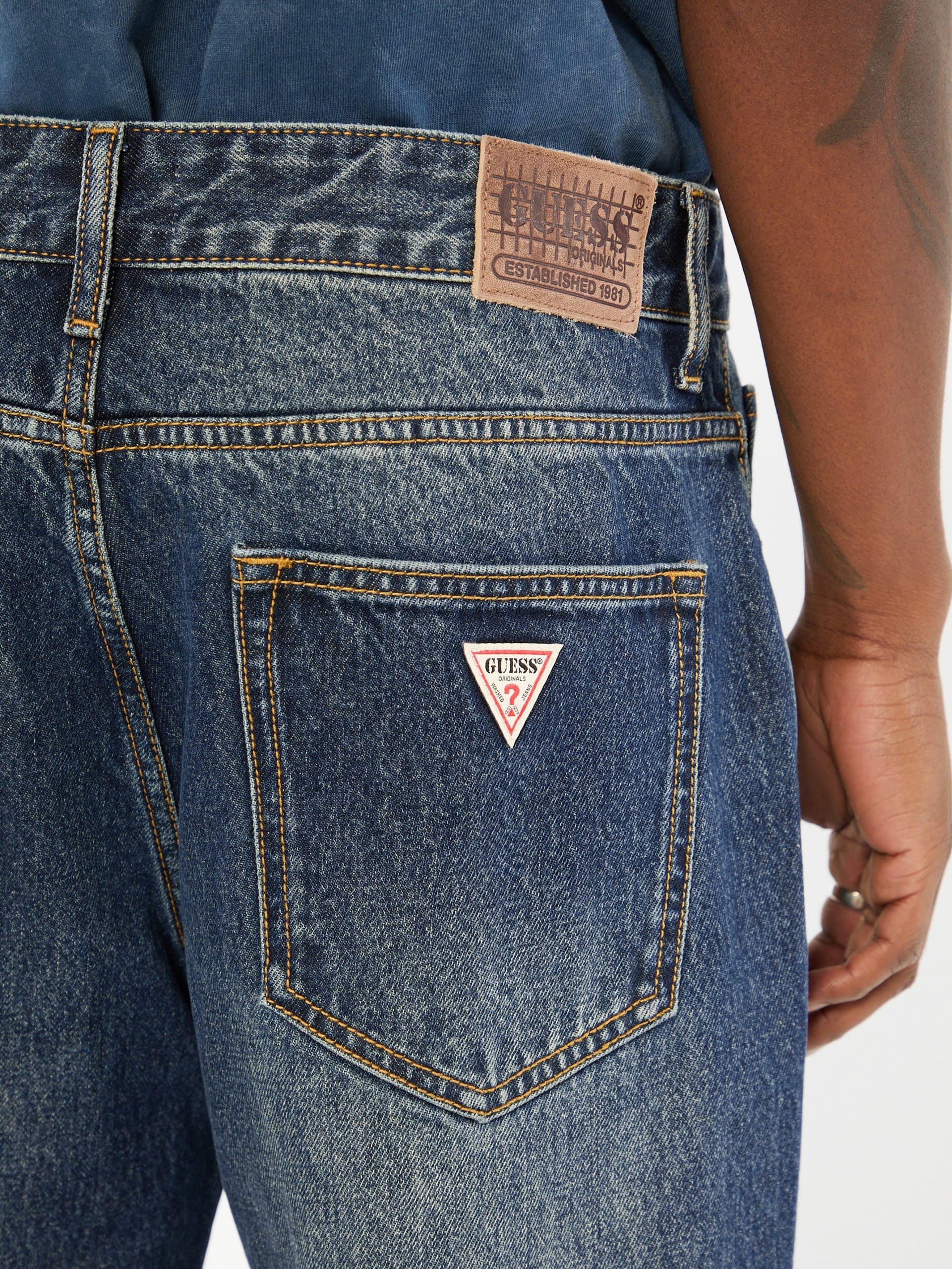 Calça jeans folgada Kit Originals da GUESS