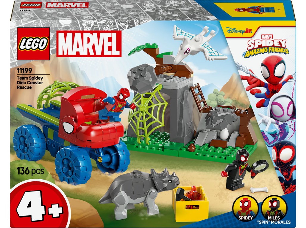 RESGATE VEÍCULO DINO LEGO SPIDEY