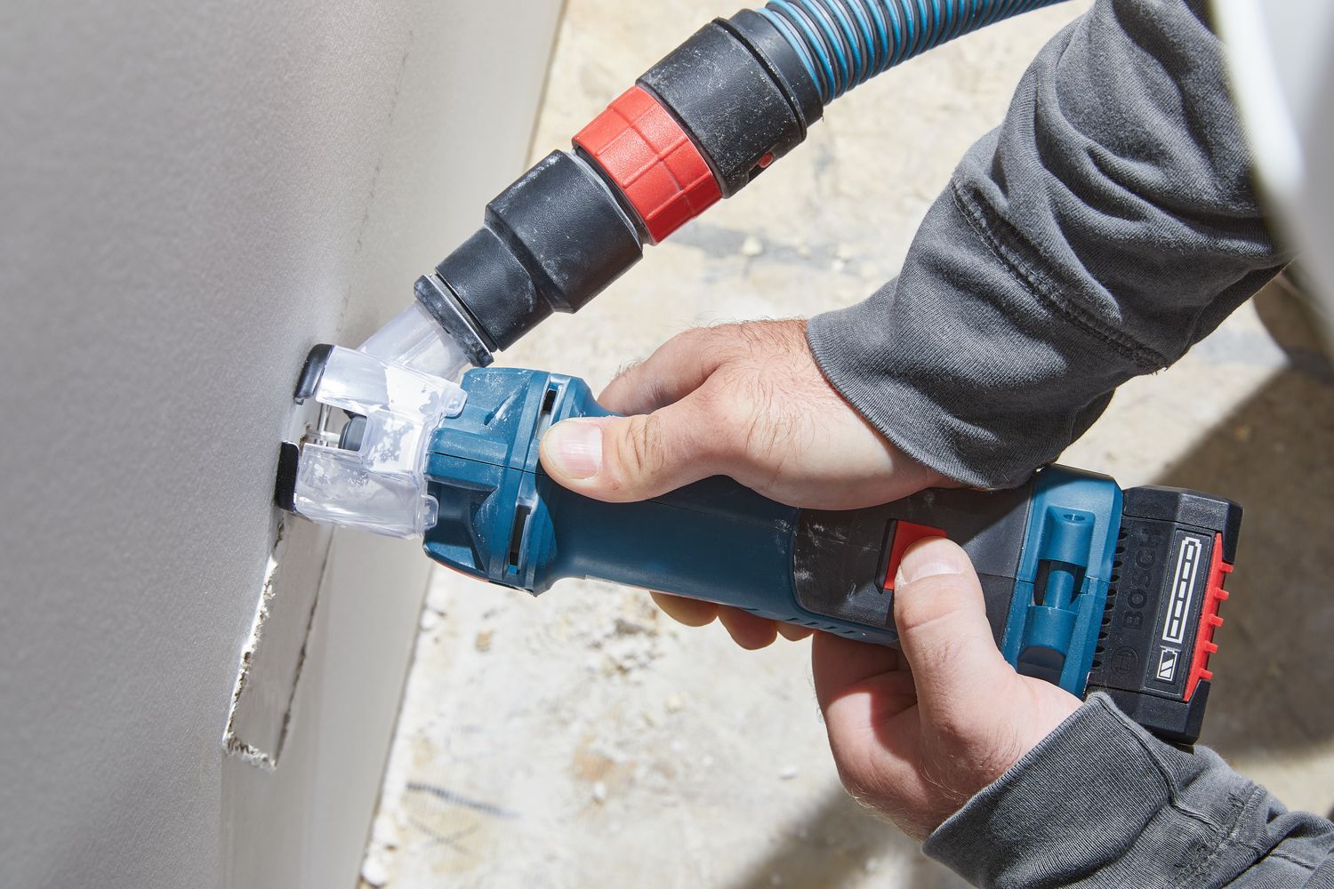 Bosch Professional GCU 18V-30 Accu Gipsfrees 18V Basic Body in L-Boxx - 06019K8002
