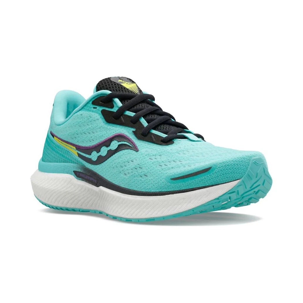 Saucony Triumph 19 Chaussure De Running Sans Stabilisateurs Femmes - Bleu , Gris