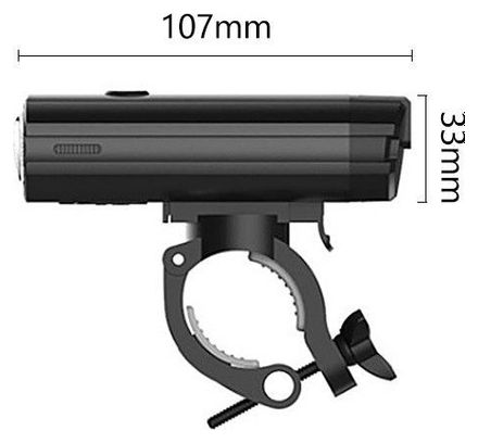 1200 Lumen et 120 Lumen Pro Sport Lights Kit de lumières LED pour vélo