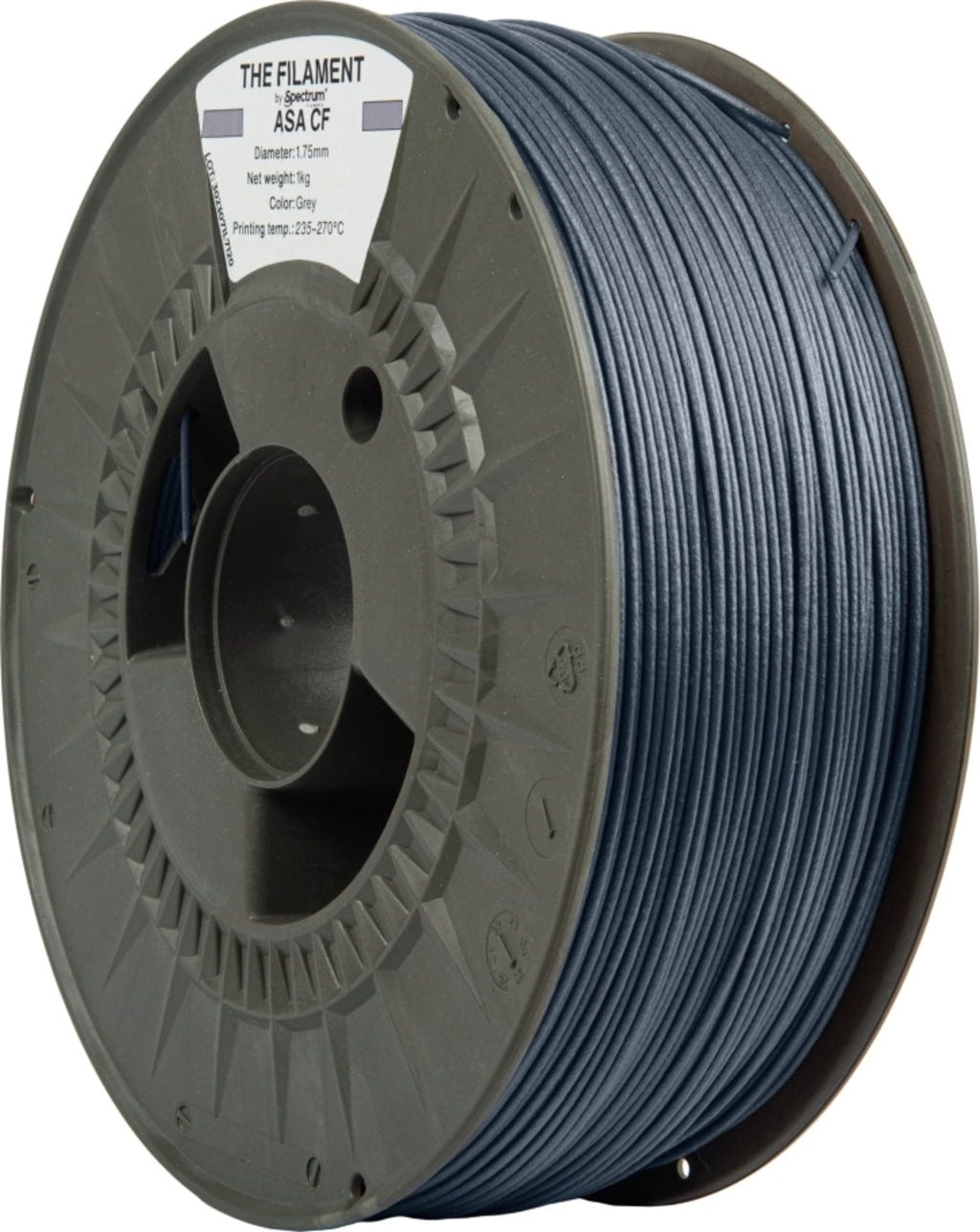 The Filament  ASA CF Grey, 1,75 mm / 1000 g    Witterungsbeständiges ASA mit Carbonverstärkung in Grey