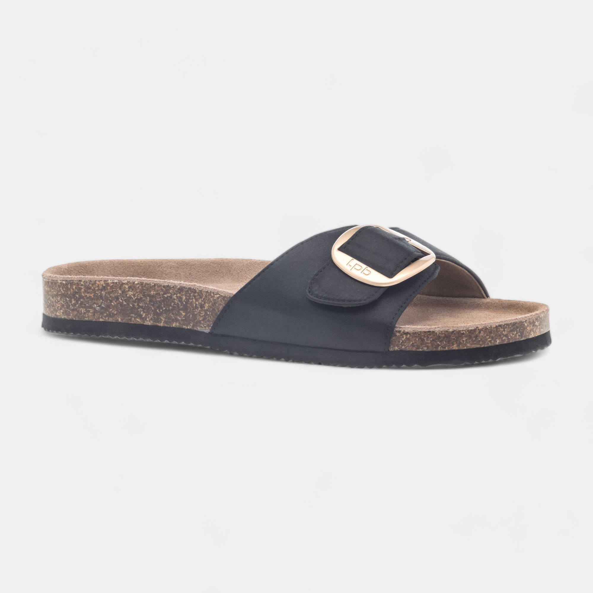 Mules semelle liège Femme noir