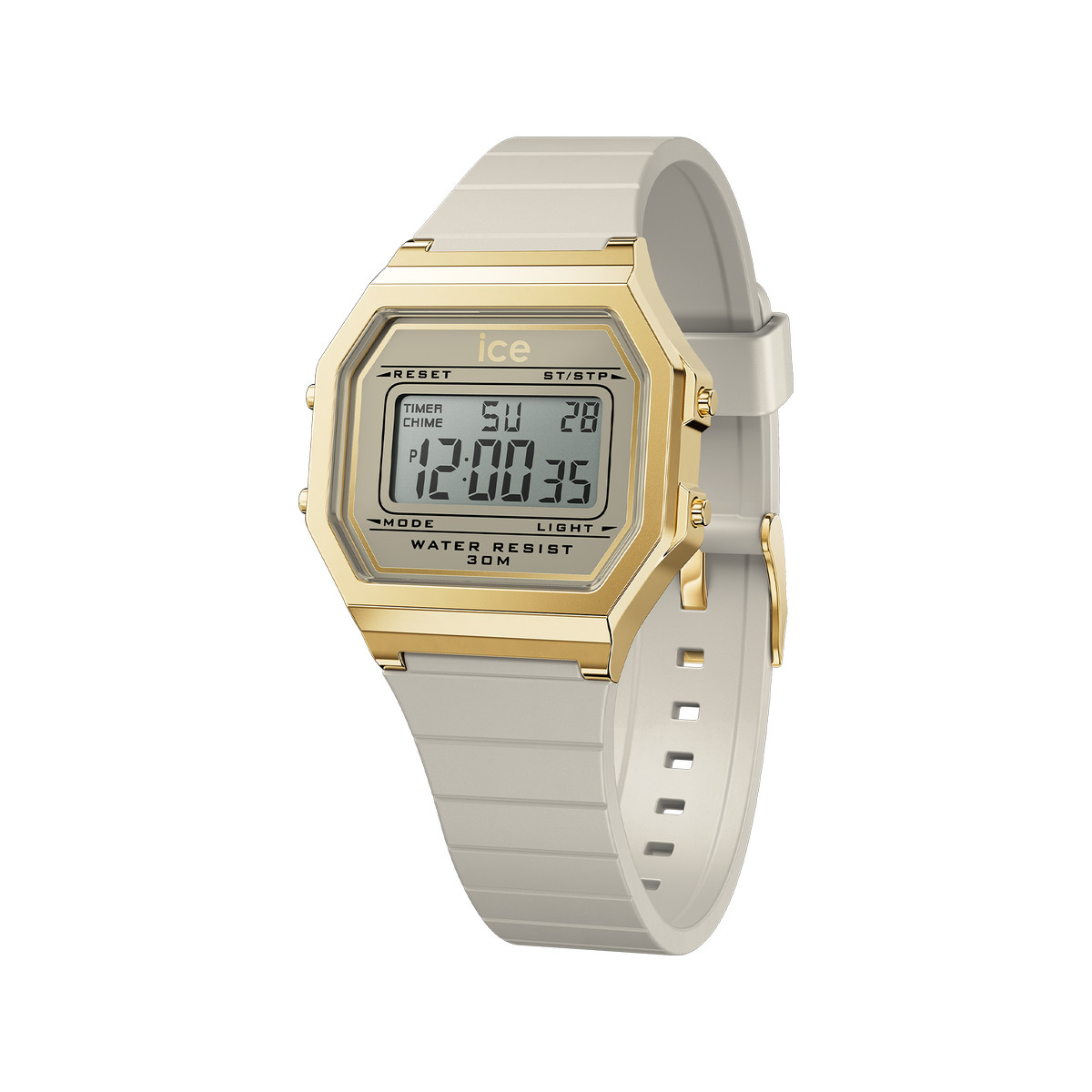 Montre ICE WATCH ice digit retro femme bracelet silicone gris