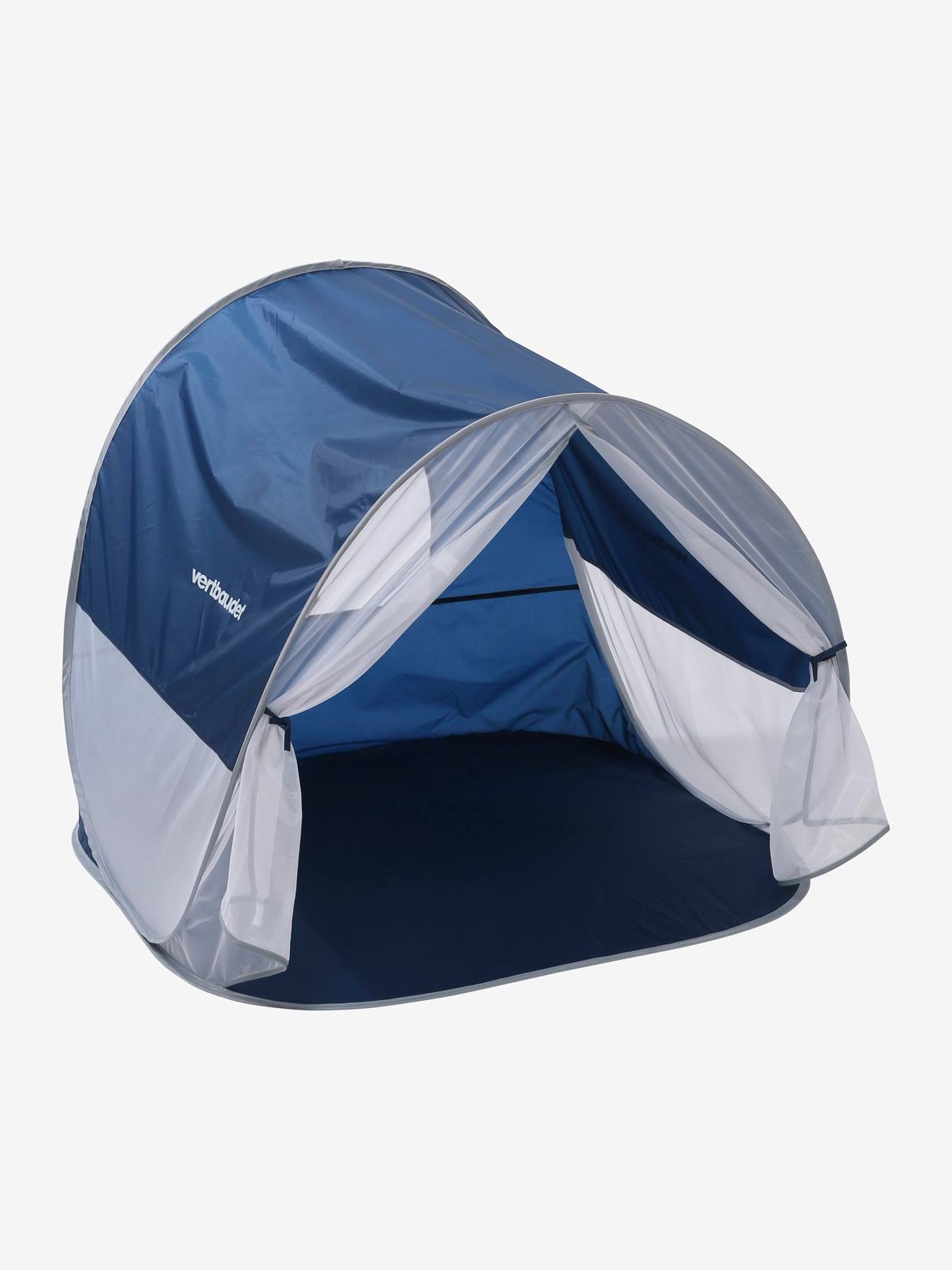 Tenda leve Vertbaudet com proteção UV, azul escuro liso