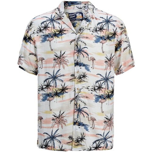Jack & Jones - CAMISA ESTAMPADA JACK&JONES 12244087 Beige