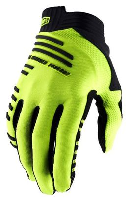 Gants Longs 100% R-Core Jaune Fluo