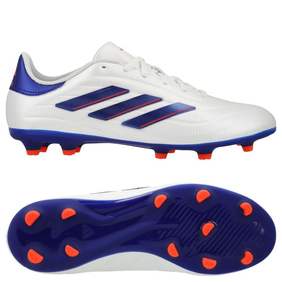 adidas Copa Pure 2 League FG Advancement - Blanc/Bleu/Rouge Enfant