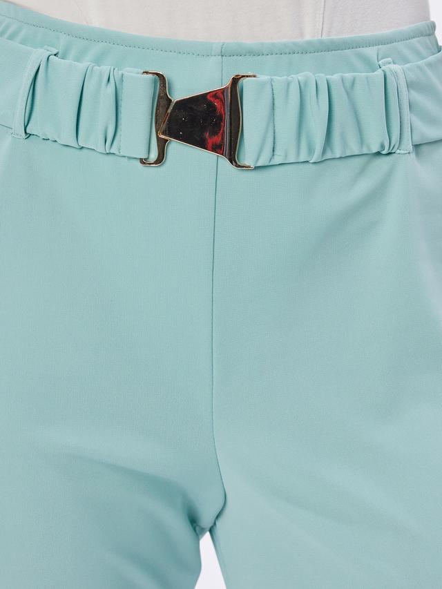 Jerseyhose mit Schmuckgürtel