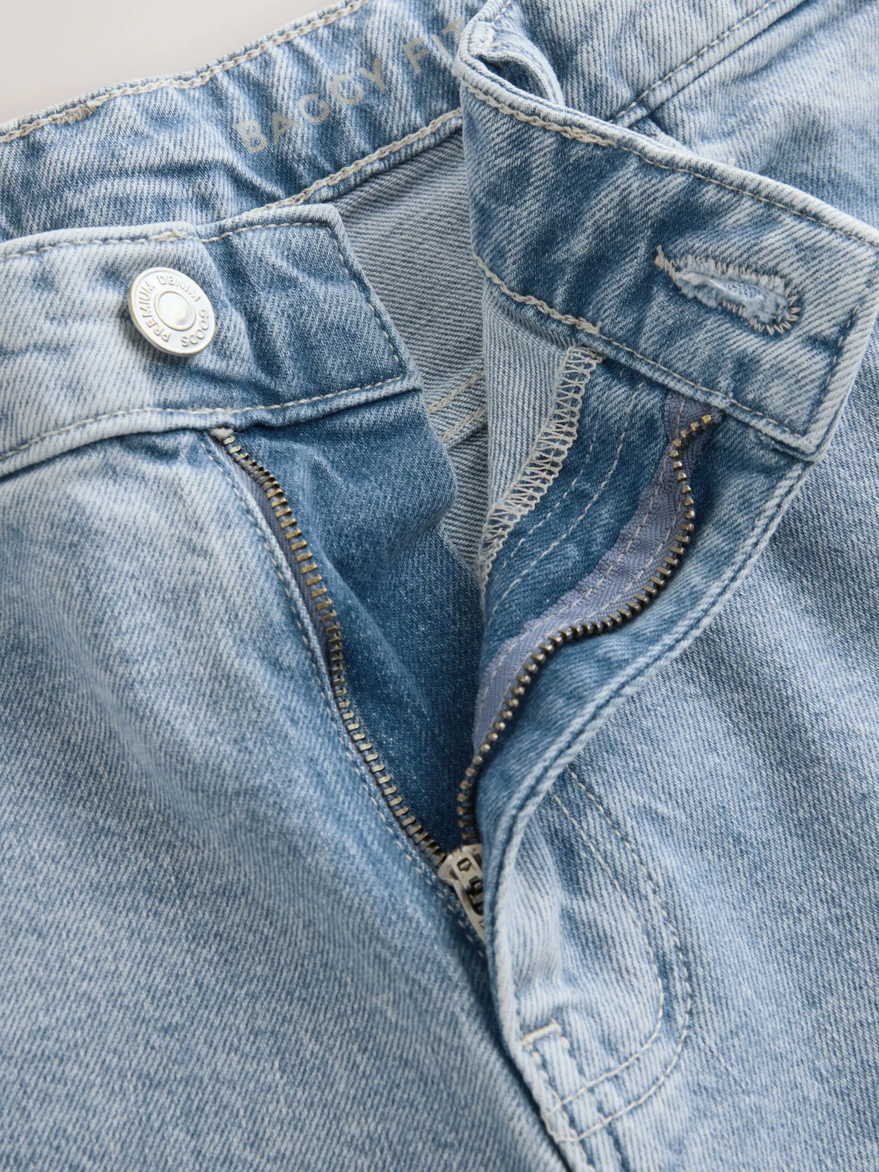 Lichtblauw - EDIT - Baggy Fit Jeans