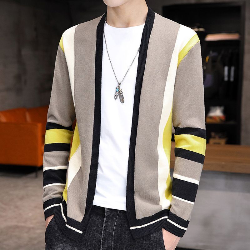 Naideth - Gestreept open vest