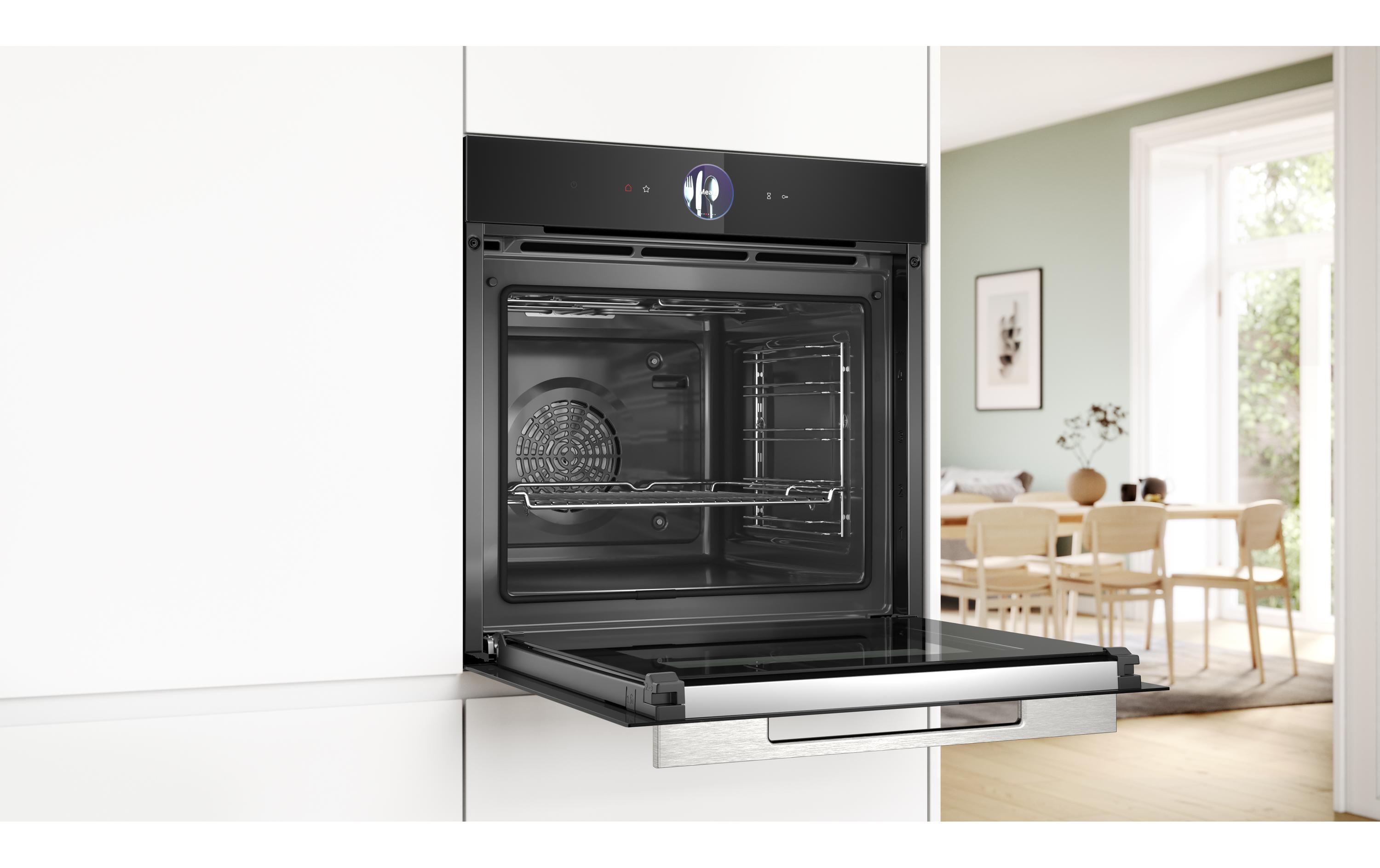 Einbaubackofen HBG7764B1C Schwarz A+<br>Backofen für den Einbau