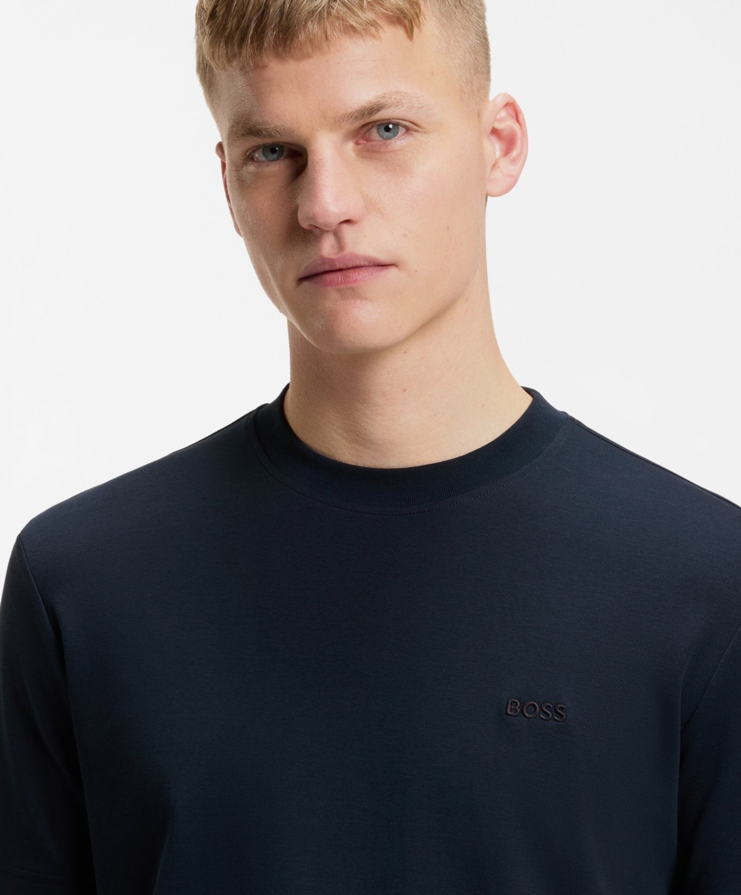 Boss Orange Heren T-shirt blauw