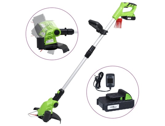 VIDAXL - Coupe-herbe sans fil avec bloc-piles 20v 1500 mah li-ion