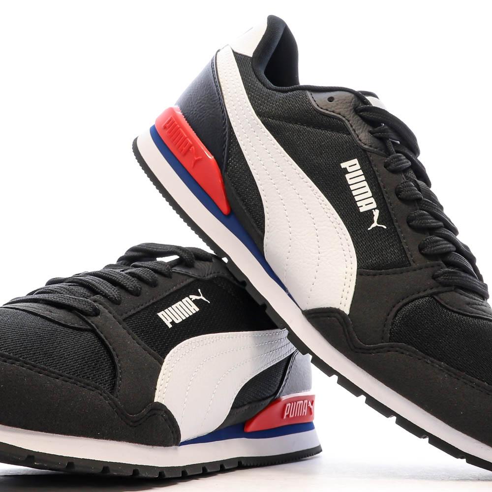 Puma Baskets Noir/Rouge Homme Puma V3 Mesh Castlerock