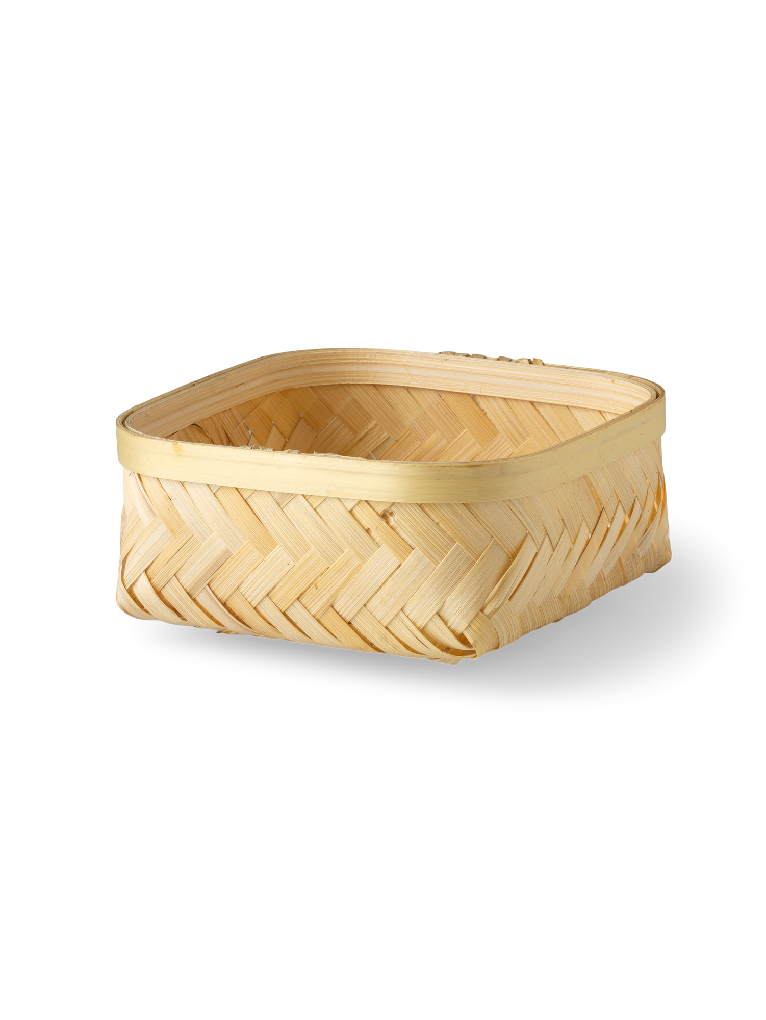 Kurv | Bambus. 13 x 13 x 6 cm.  | Nature