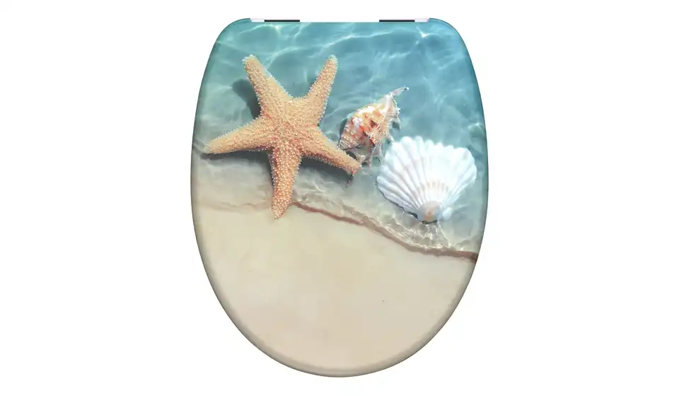 WC Sitz Beach Strandmotiv