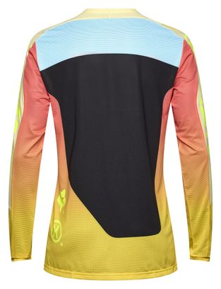 Maillot Manches Longues Fox Flexair Elevated Jaune Homme