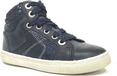 Twins - Veterboot - Zwart - Leer