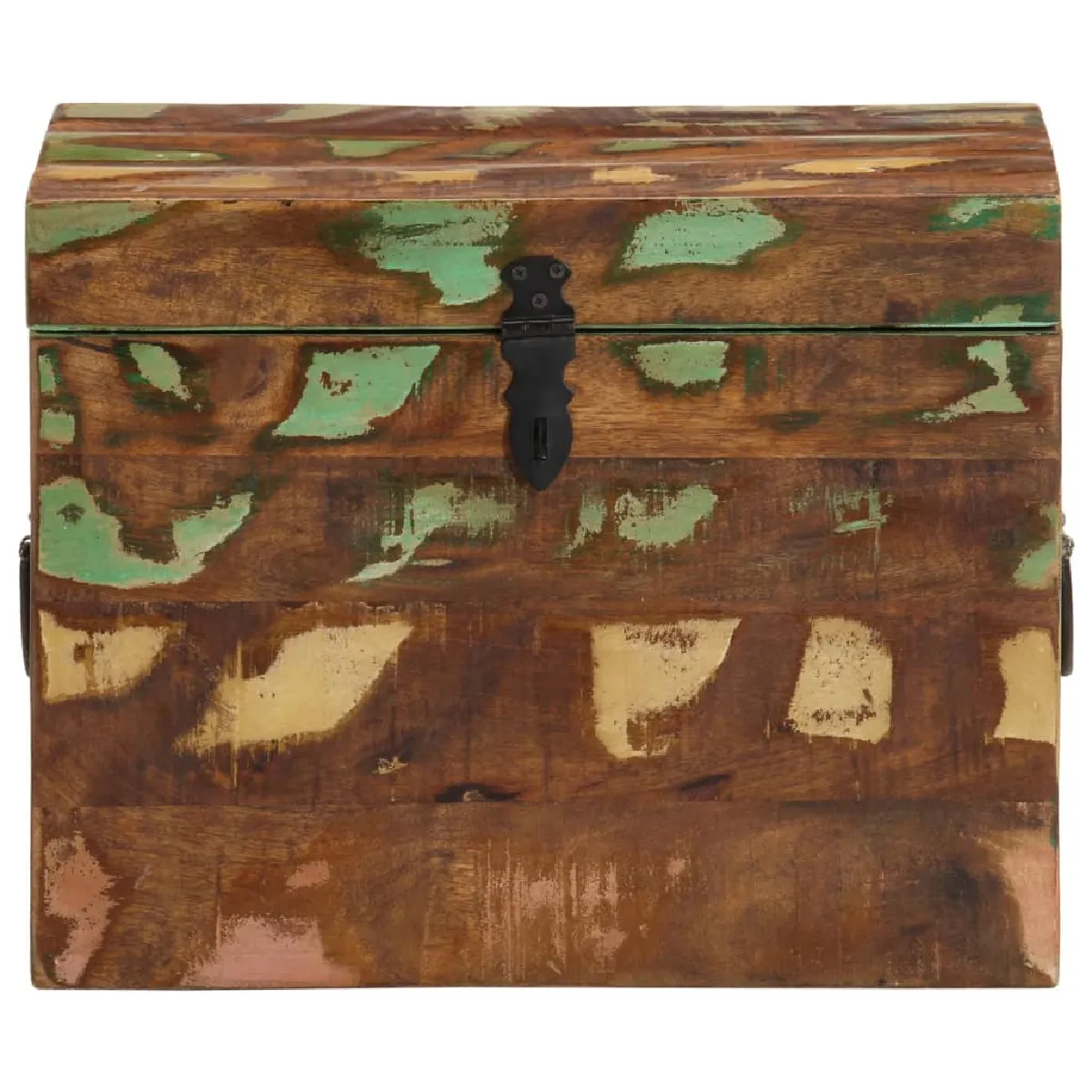 vidaXL Boîtes de rangement Bois de récupération