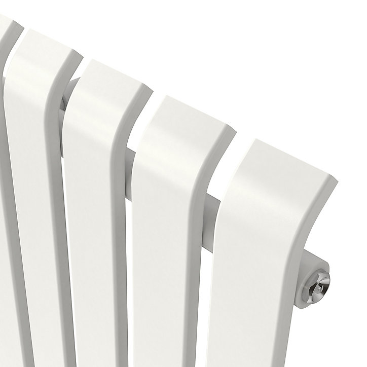 Radiateur eau chaude GoodHome Wilsona Vertical Blanc 1 045 W