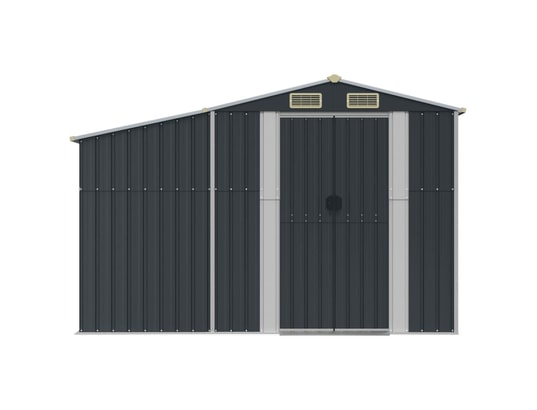VIDAXL - Abri de jardin anthracite 277x279x179 cm acier galvanisé