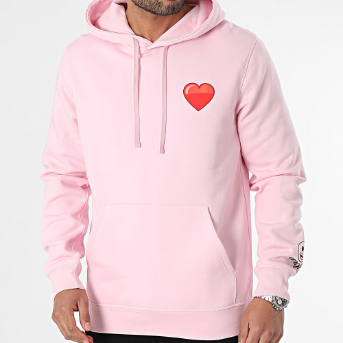 Sweat Capuche Heart Rose
