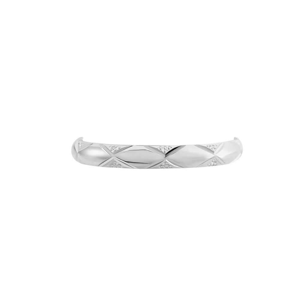 Alliance Harmonie Demi Jonc Classique Or Blanc