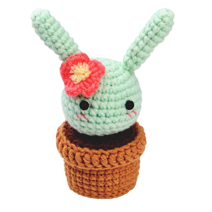Kneavist - DIY haakpakket / set van cactuspot ornament (verschillende ontwerpen)