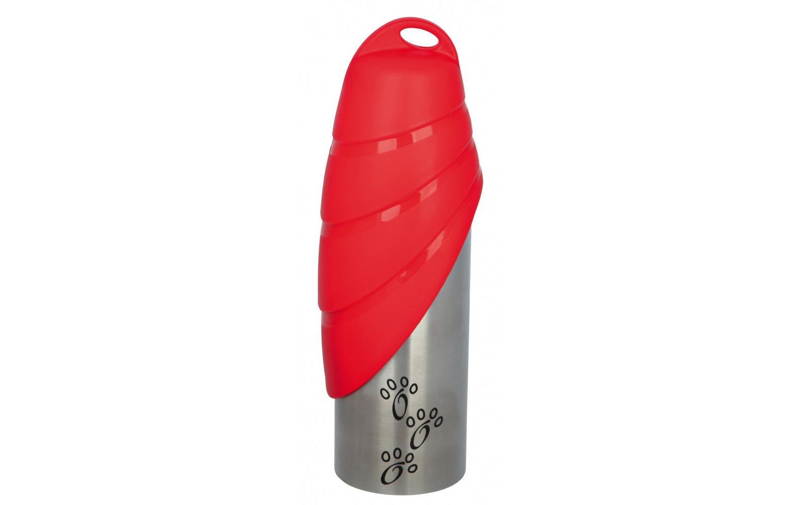 Flasche mit Trinknapf 750 mlWasserflasche aus Edelstahl mit Trinkgefäss-Deckel