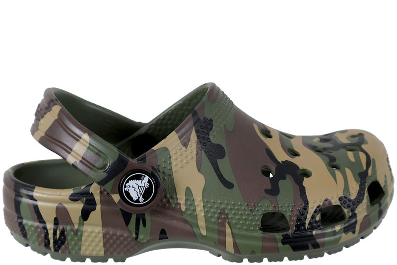 CROCS CLASSIC CAMOFLAGE ARMYGRØN CLOGS