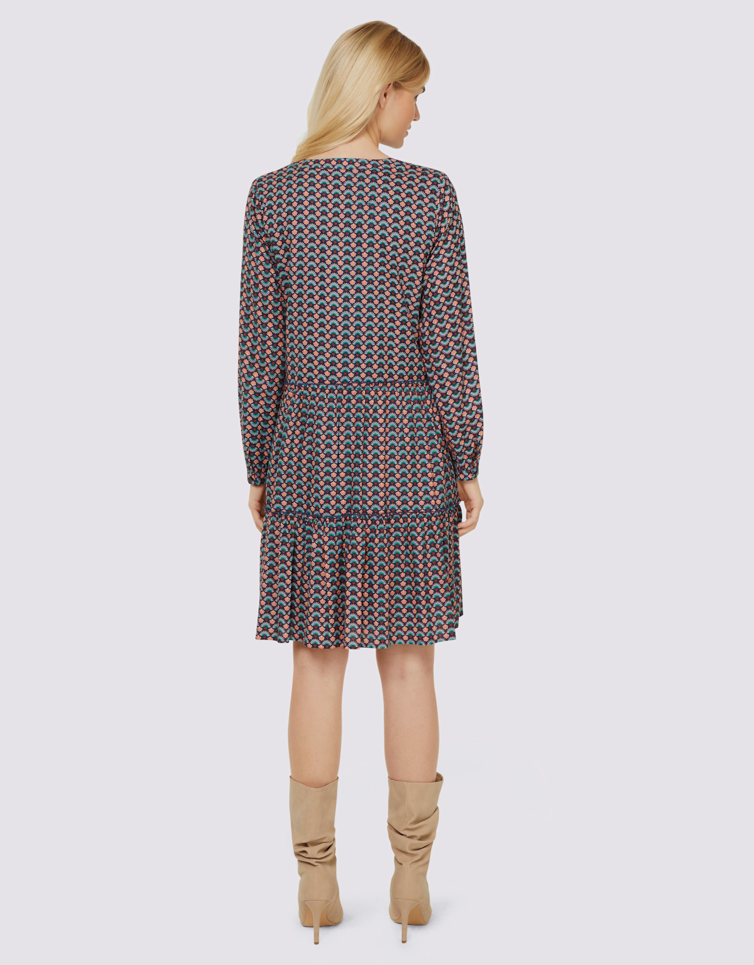 Druck-Kleid