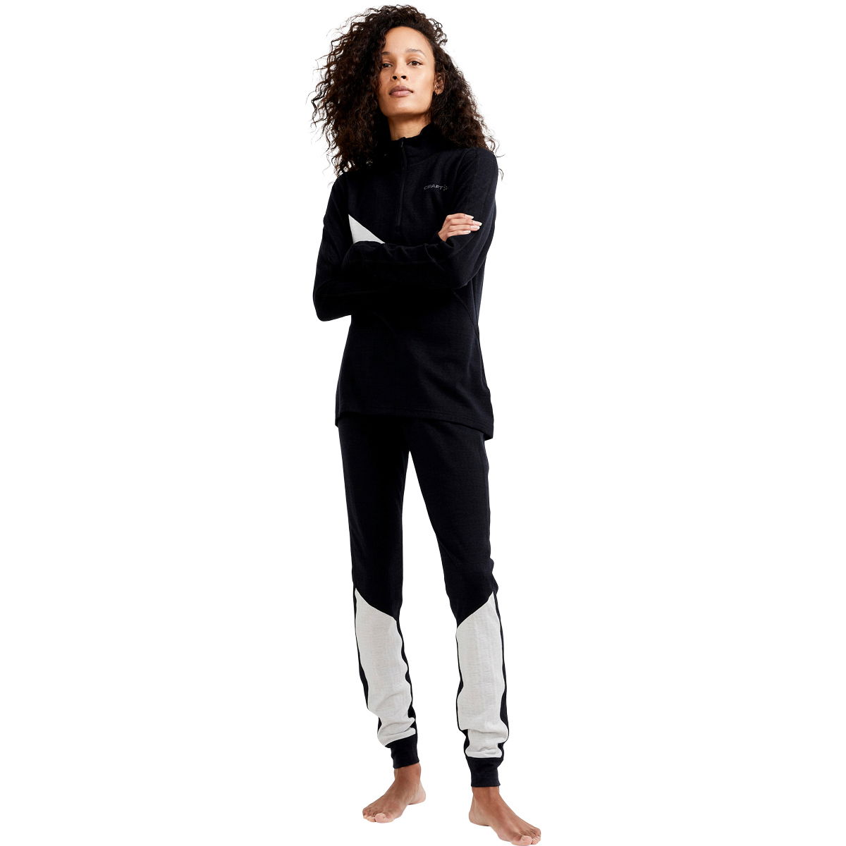 Craft Advanced Nordic Merinould 1/2 Zip Underbukser Dame
