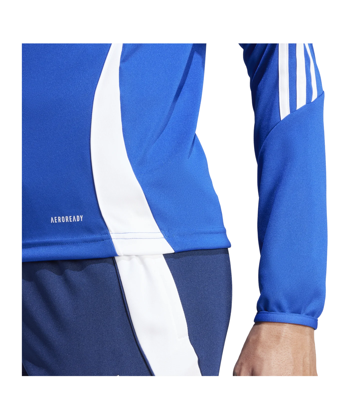 adidas Tiro 24 Trainingstop Damen Blau Weiss